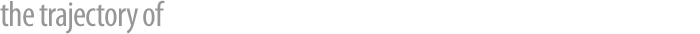 the trajectory of thought
